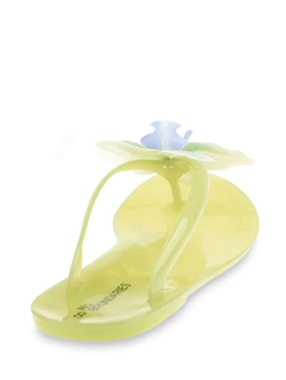 No Boundaries Flower Applique Jelly Sandal